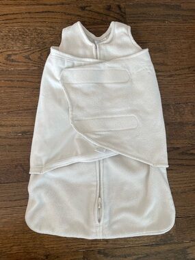 Halo SleepSack Swaddle Fleece Newborn and 0 - 3 Months White